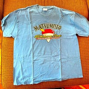 Matsumoto Shave Ice Hawaii Mens Cotton T-shirt 2XL XXL - GUC!